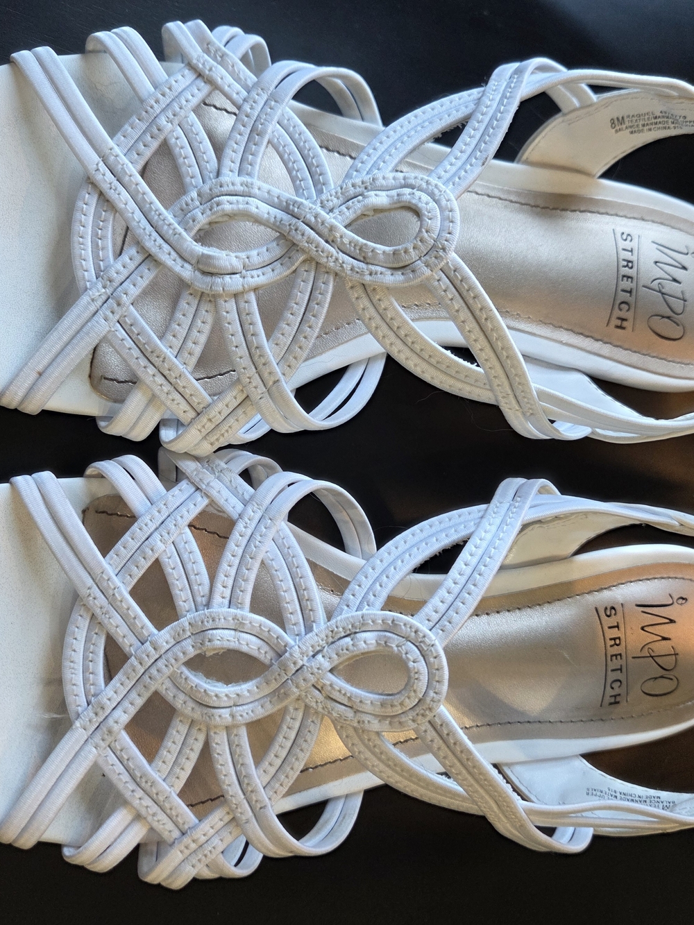 White Strappy Women’s Sandals by Impo